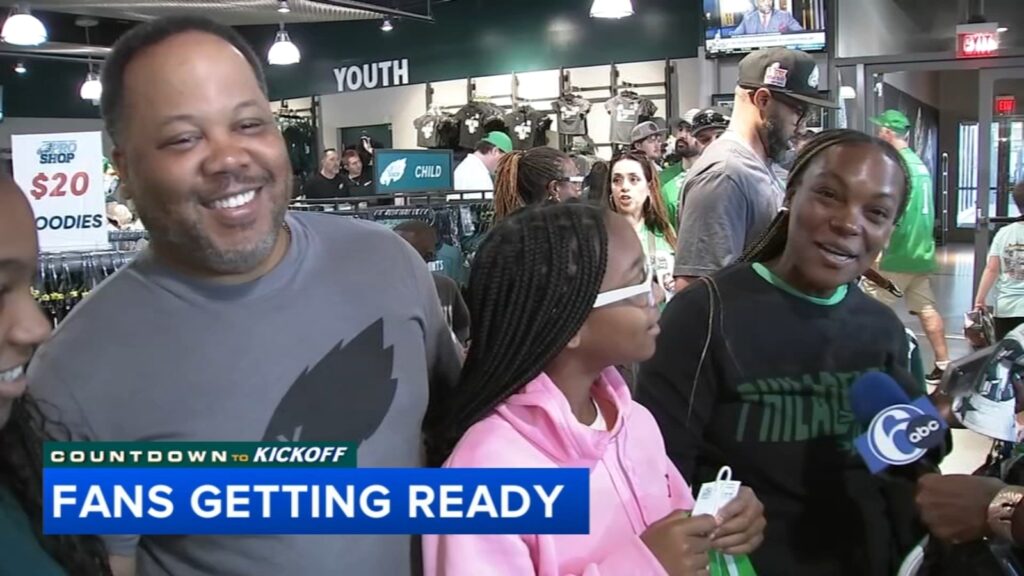 Fans travel from all over to cheer on the Eagles as the 2025 season kicks off Fans travel from all over to cheer on the Eagles as the 2025 season kicks off