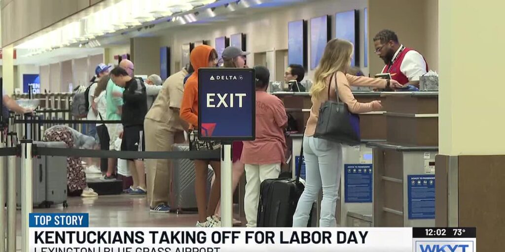 Kentuckians discuss Labor Day travel at Blue Grass Airport