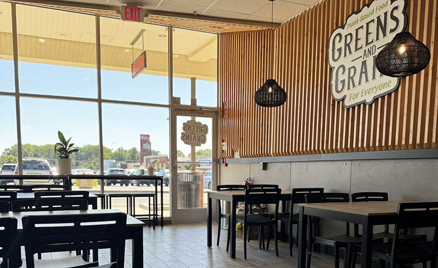 Vegan fast-casual joins lineup at Ellisburg Shopping Center Greens and Grains