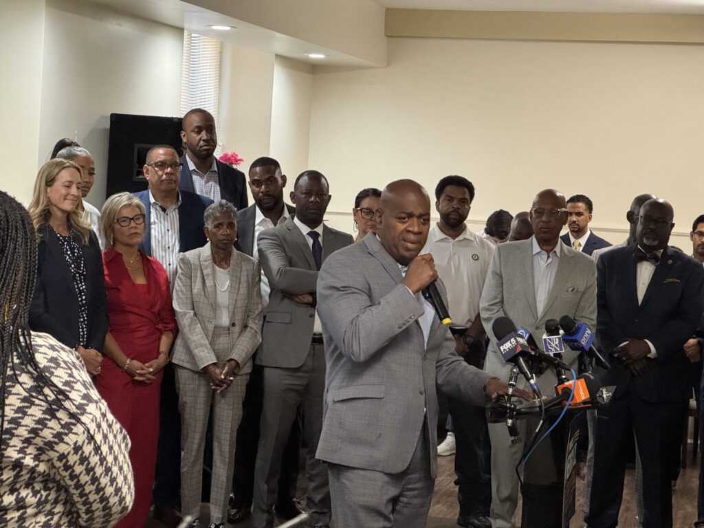 While acknowledging policy differences, Baraka endorses Sherrill