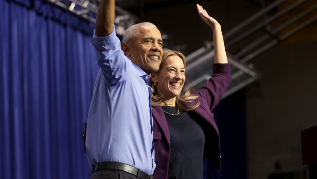 Obama stumps for Sherrill in N.J., calls Ciattarelli a ‘suck-up’ to Trump amid tight governor race