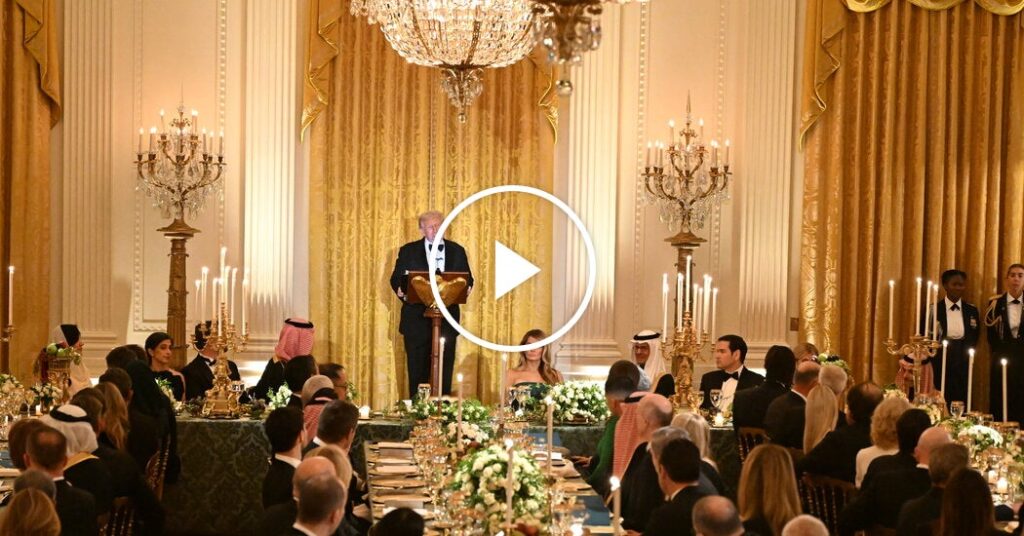 Saudi Crown Prince Dines With Trump at the White House