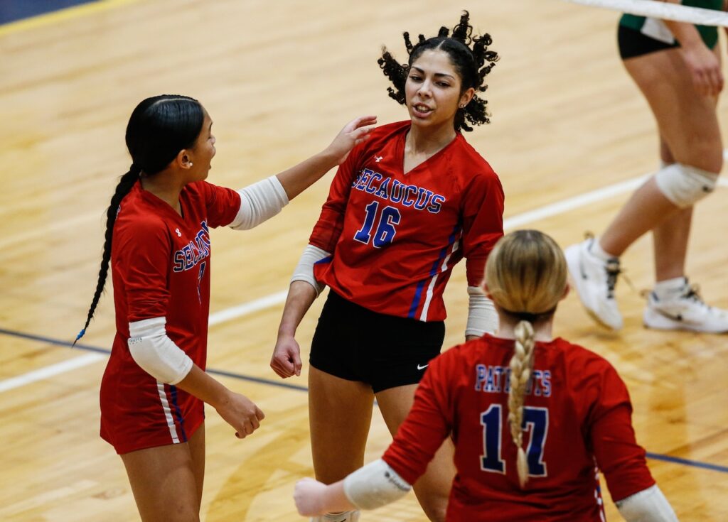 WATCH: Secaucus girls volleyball scores final point to clinch Group 1 championship