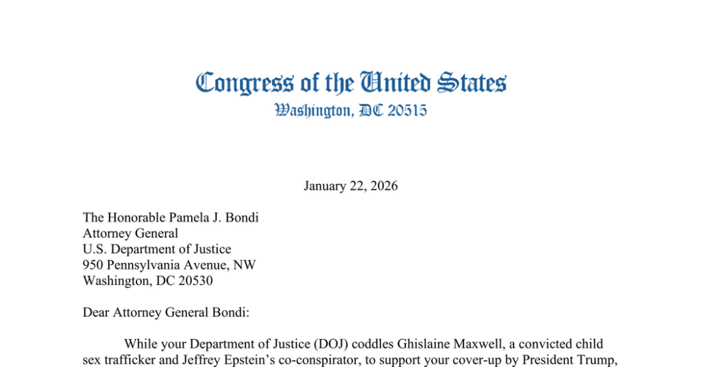 Read Democrats’ Letter to the Justice Department’s Inspector General