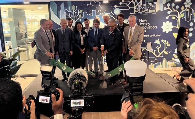 Aquestive Therapeutics moves R&D to HELIX in New Brunswick Stakeholders cut the ribbon to celebrate the New Jersey Innovation Hub Oct. 6, 2026. -JESSICA PERRY/NJBIZ