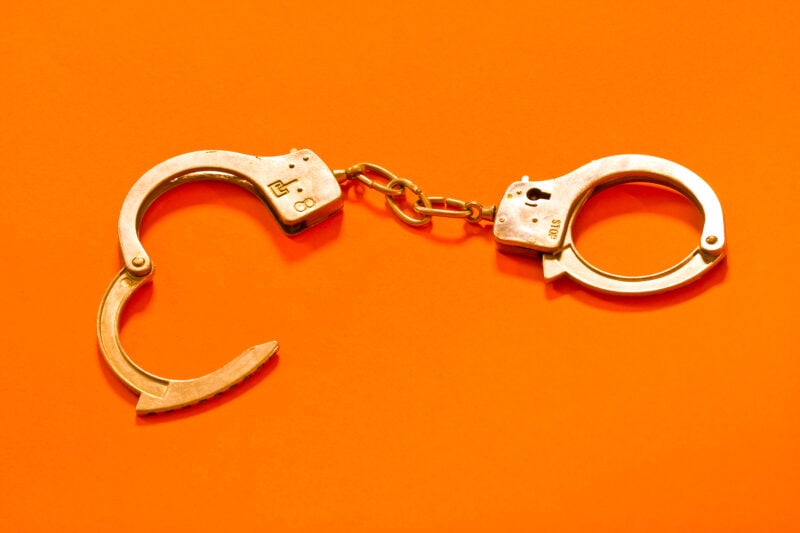 Baltimore Man Accused of Trying to Kill 33-Year-Old in Early Morning Shooting Nabbed by Cops Police handcufff used for arrests.