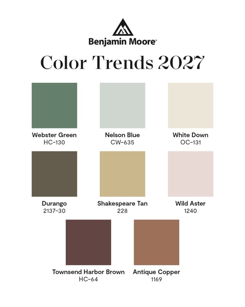 Benjamin Moore's Color Trends 2027