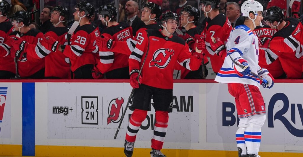 Luke Hughes Scores Twice In New Jersey Devils’ Huge 7-1 Win Over New York Rangers Luke Hughes Scores Twice In New Jersey Devils’ Huge 7-1 Win Over New York Rangers