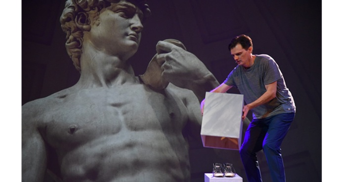 Museum tour becomes a wild adventure in American Theater Group’s ‘Destroying David’ Museum tour becomes a wild adventure in American Theater Group's 'Destroying David'