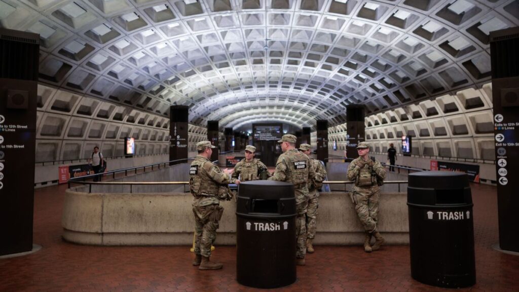 National Guard ‘actively addressing’ troops near DC ballot box National Guard 'actively addressing' troops near DC ballot box